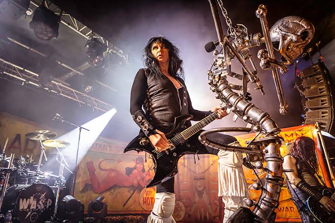 Audience at a W.A.S.P. concert